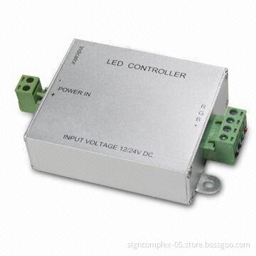 LED Lighting Controller with 12 to 24V DC Input Voltage, 20m Control Distance